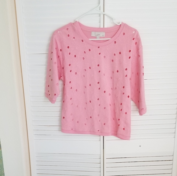 LOFT summer lace top cotton - Picture 5 of 6